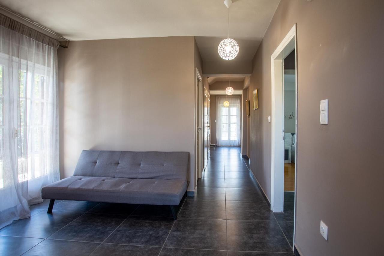 Τraditional Fully Detached Villa On A Luxurious Hillock Of Thessaloniki With Its Own Garden Also For Family & Wedding Gatherings For 10 To 25 People Only 15 Minutes From Airport 外观 照片
